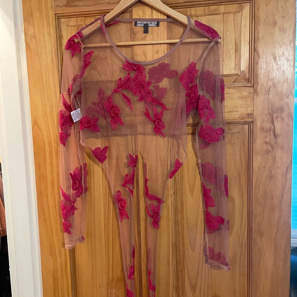 For Love and Lemons Nude Top